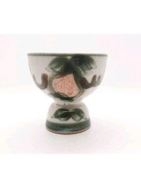 Louisville Stoneware Pottery Harvest Pear Double Egg Cup John B Taylor Vintage